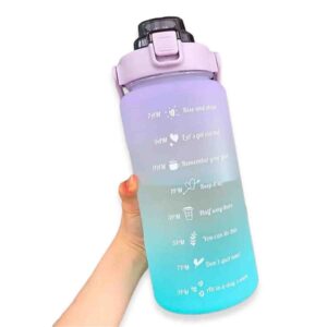 ⭐ Botella De Agua Motivacional 2 Litro