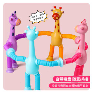 Set 4 Piezas Sensorial pop tube jirafa
