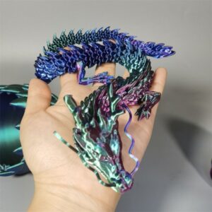 Figura Dragón Chino En Impresión 3D