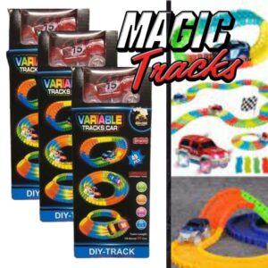 Pista de Auto Mágica Luminosa - 147 Piez