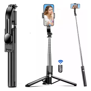Trípode Bastón Selfie Bluetooth 3 en 1