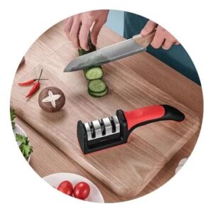 Afilador de cuchillo manual con mang