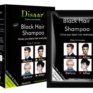 Shampoo Negro Cubre Canas Disaar 10 Sobr