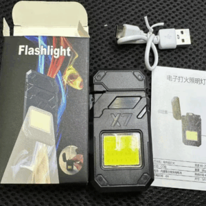 Linterna y Encendedor Llavero X7 usb