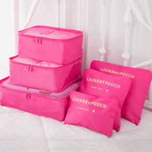 Set de 6 Bolsas de Viaje Organizadoras