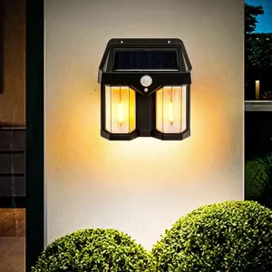 FOCO SOLAR LUZ CÁLIDA 2 AMPOLLETAS SENSO