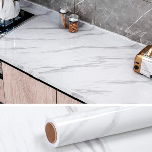 PAPEL VINIL ADHESIVO MARMOLEADO 10M