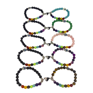 PULSERA PARA PAREJAS 7 CHACKRAS